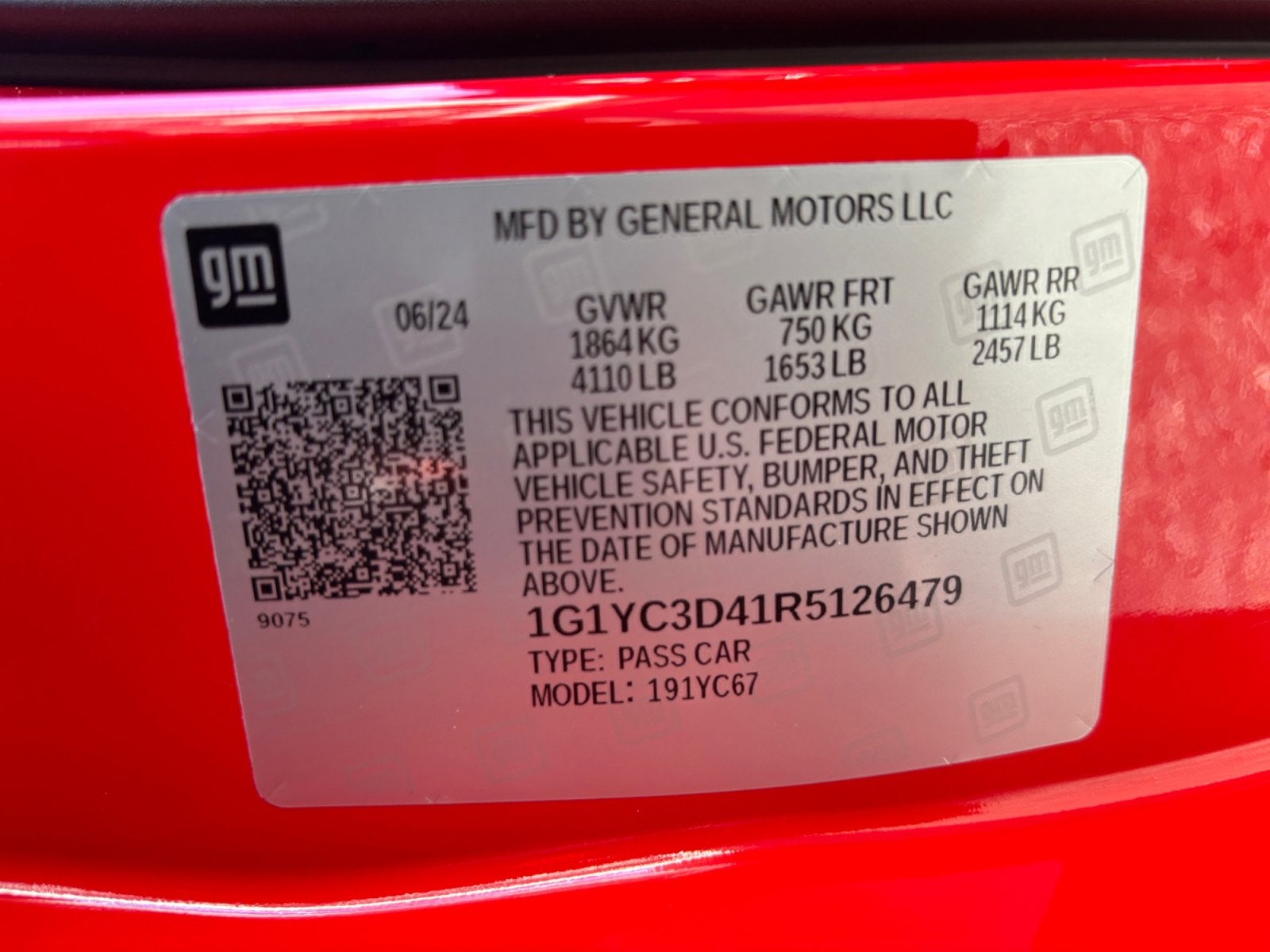 2024 Chevrolet Corvette Stingray 3LT