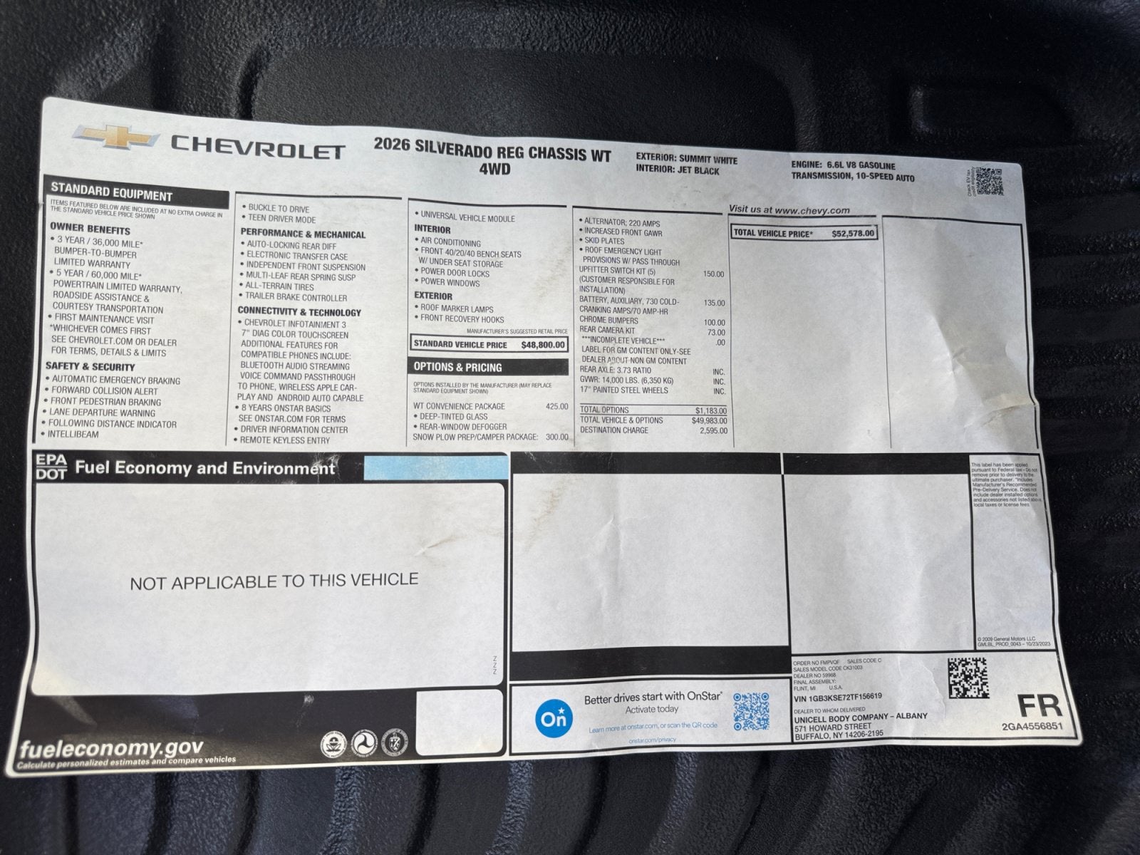 2026 Chevrolet Silverado 3500 HD Chassis Cab Work Truck
