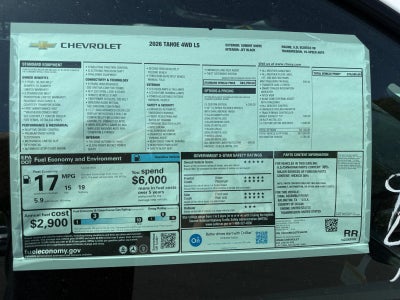2026 Chevrolet Tahoe LS