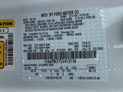 2025 Ford Mustang GT Premium