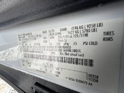 2021 Ford Transit Passenger Wagon XL