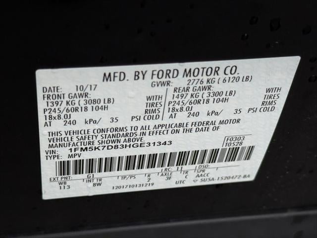 2017 Ford Explorer XLT