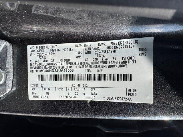 2018 Ford Escape SEL