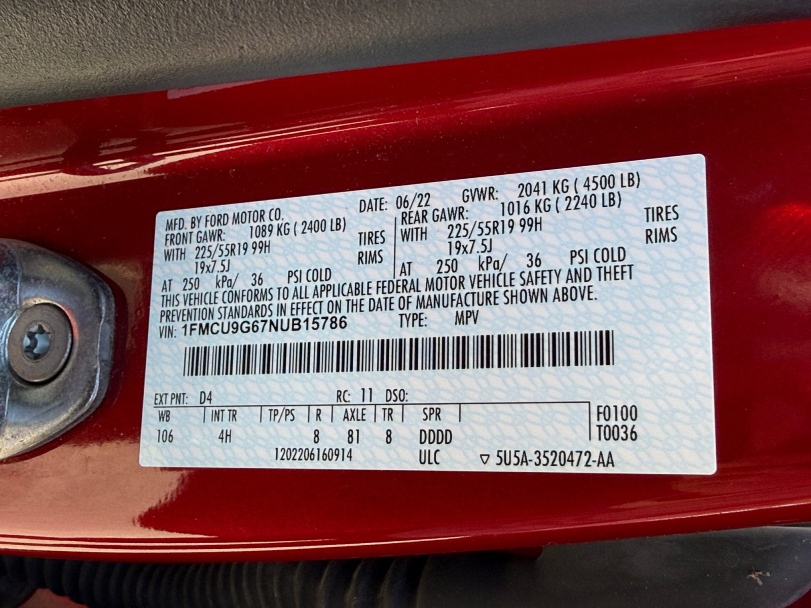 2022 Ford Escape SE