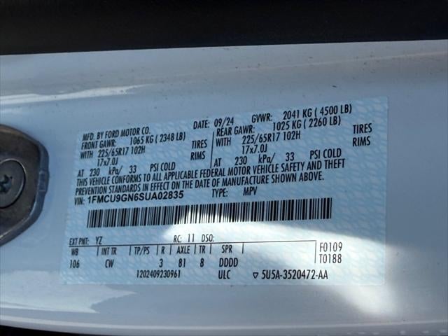 2025 Ford Escape Active