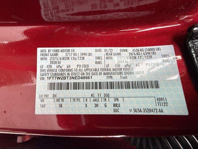 2022 Ford Super Duty F-250 SRW LARIAT