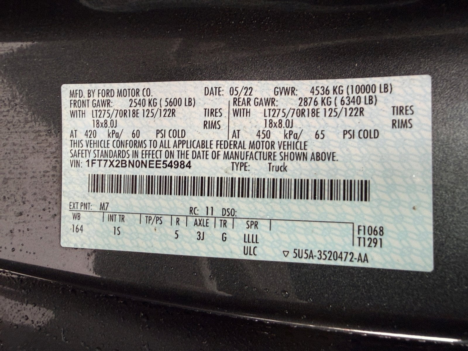 2022 Ford Super Duty F-250 SRW XL