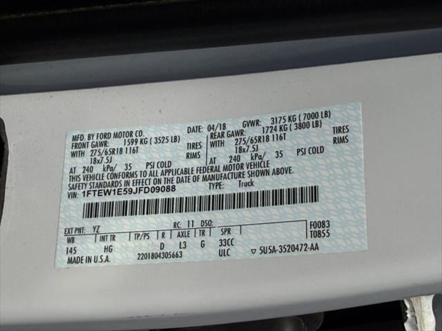 2018 Ford F-150 LARIAT
