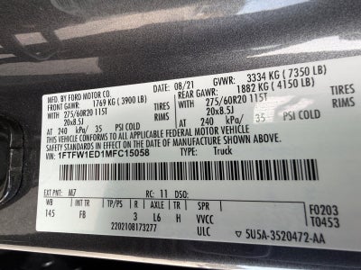 2021 Ford F-150 XLT