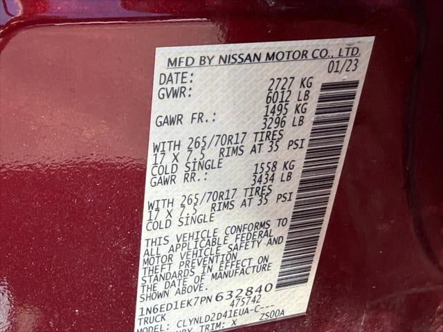 2023 Nissan Frontier PRO-4X