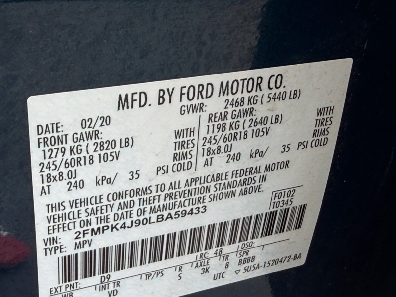 2020 Ford Edge SEL