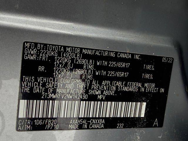 2022 Toyota RAV4 Hybrid LE