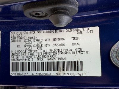 2023 Toyota Tacoma 4WD TRD Off Road