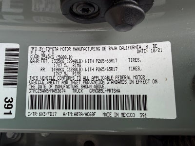 2022 Toyota Tacoma 4WD TRD Sport