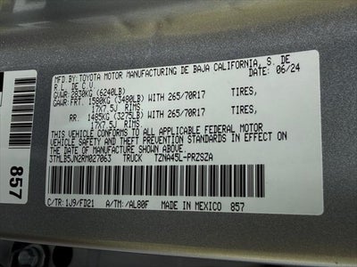 2024 Toyota Tacoma 4WD TRD Off Road