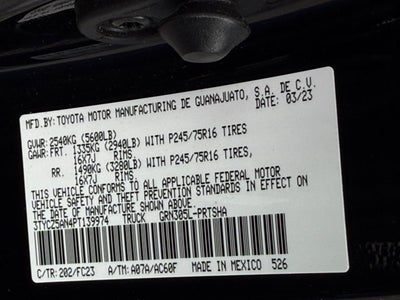 2023 Toyota Tacoma 4WD SR5