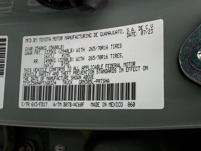 2023 Toyota Tacoma 4WD TRD Off Road