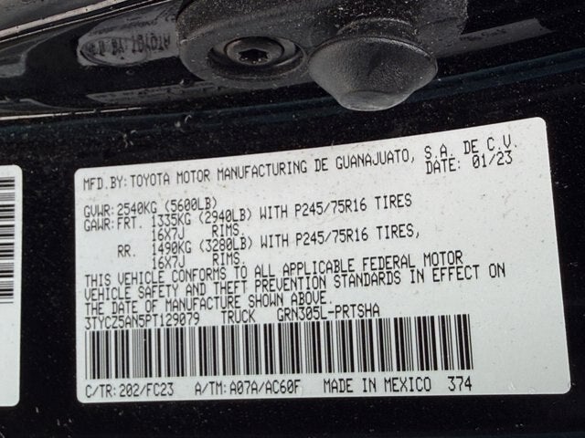 2023 Toyota Tacoma 4WD SR5