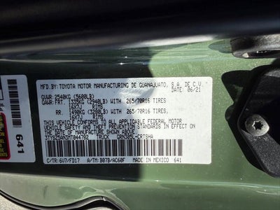 2021 Toyota Tacoma 4WD TRD Off Road