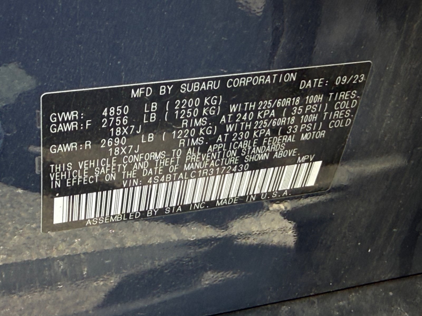 2024 Subaru Outback Onyx Edition