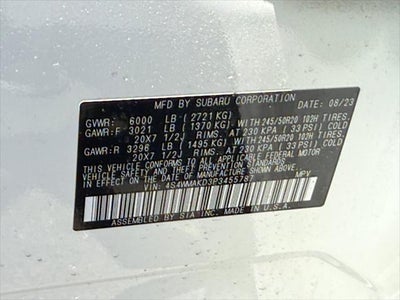 2023 Subaru Ascent Onyx Edition Limited