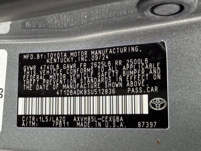2025 Toyota Camry XSE