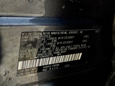 2022 Toyota RAV4 Hybrid LE