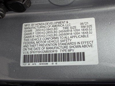 2021 Honda Pilot EX