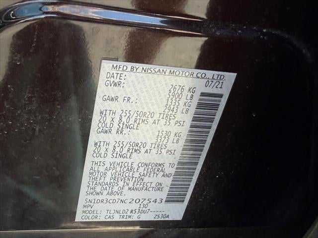 2022 Nissan Pathfinder SL