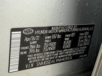 2022 Hyundai Santa Fe Calligraphy