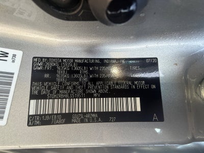 2020 Toyota Highlander XLE