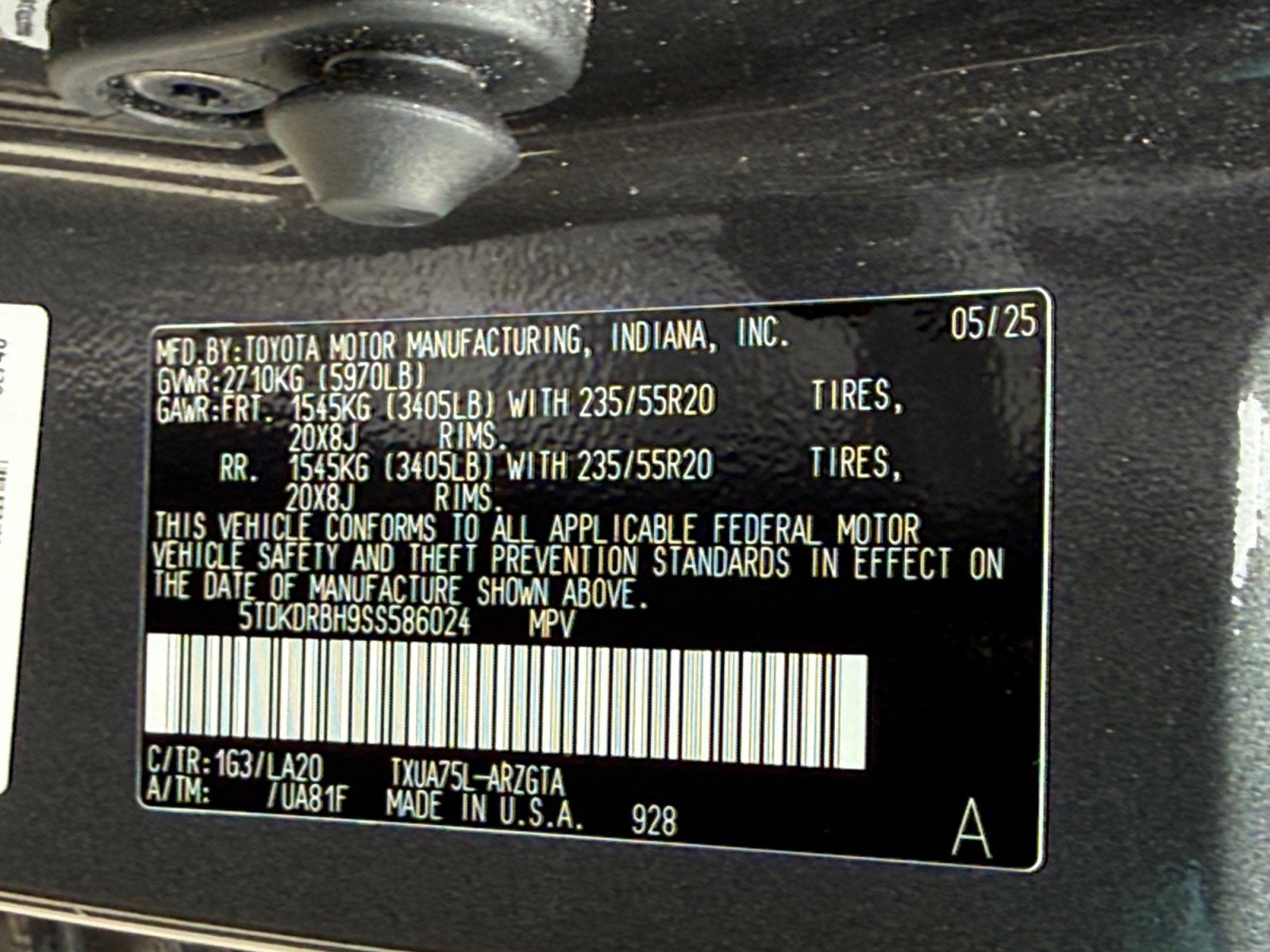 2025 Toyota Highlander Platinum