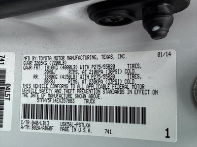 2014 Toyota Tundra 4WD Truck LTD