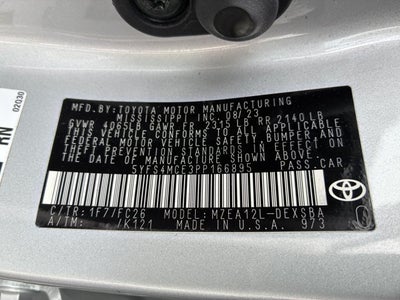 2023 Toyota Corolla SE