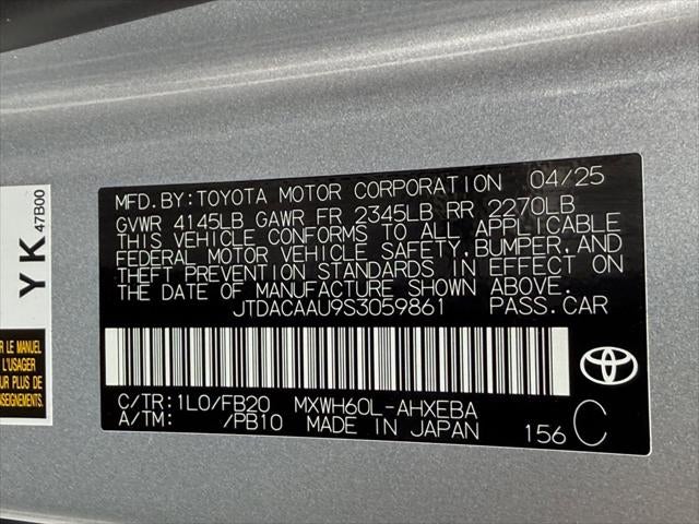 2025 Toyota Prius LE