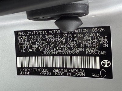 2026 Toyota Corolla Hybrid LE