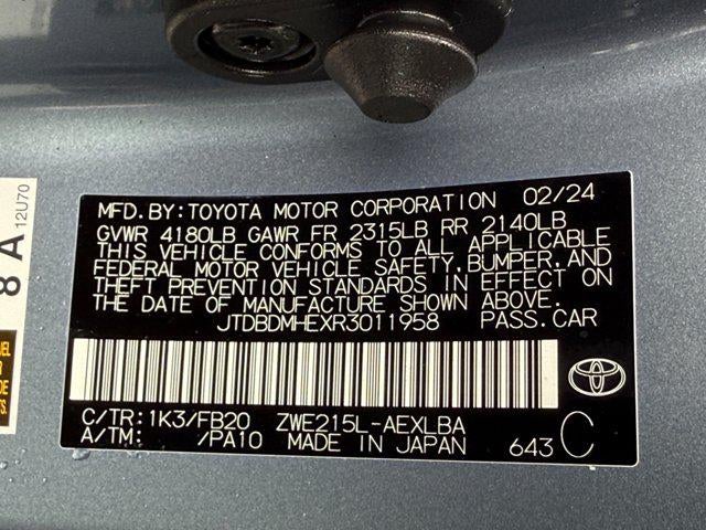 2024 Toyota Corolla Hybrid LE