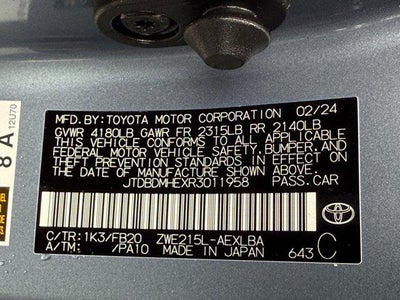 2024 Toyota Corolla Hybrid LE