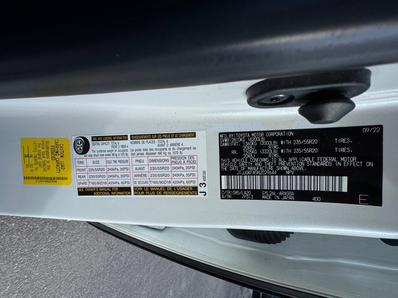 2022 Lexus RX RX 450hL Luxury