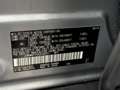 2019 Toyota RAV4 Hybrid XLE
