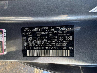 2021 Hyundai Tucson Sport