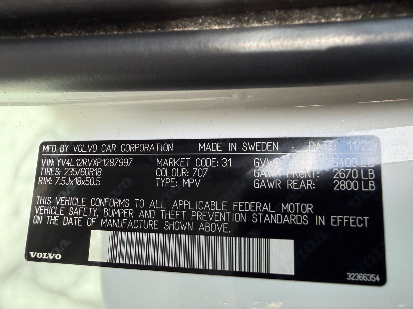 2023 Volvo XC60 Core