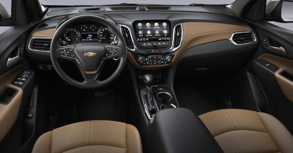 Interior view of Chevrolet equinox